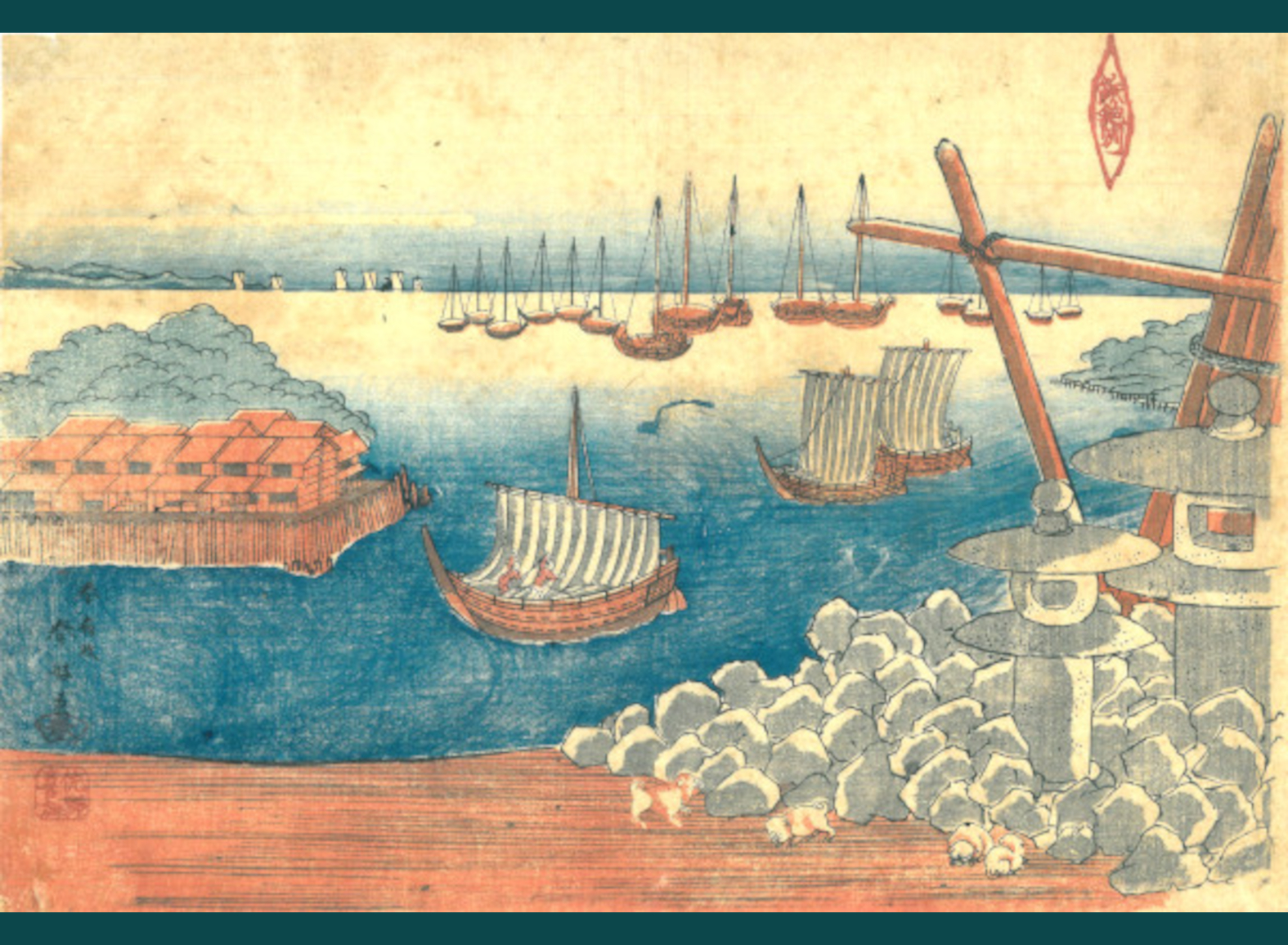 VEDUTA DELLA BAIA DI SHINAGAWA