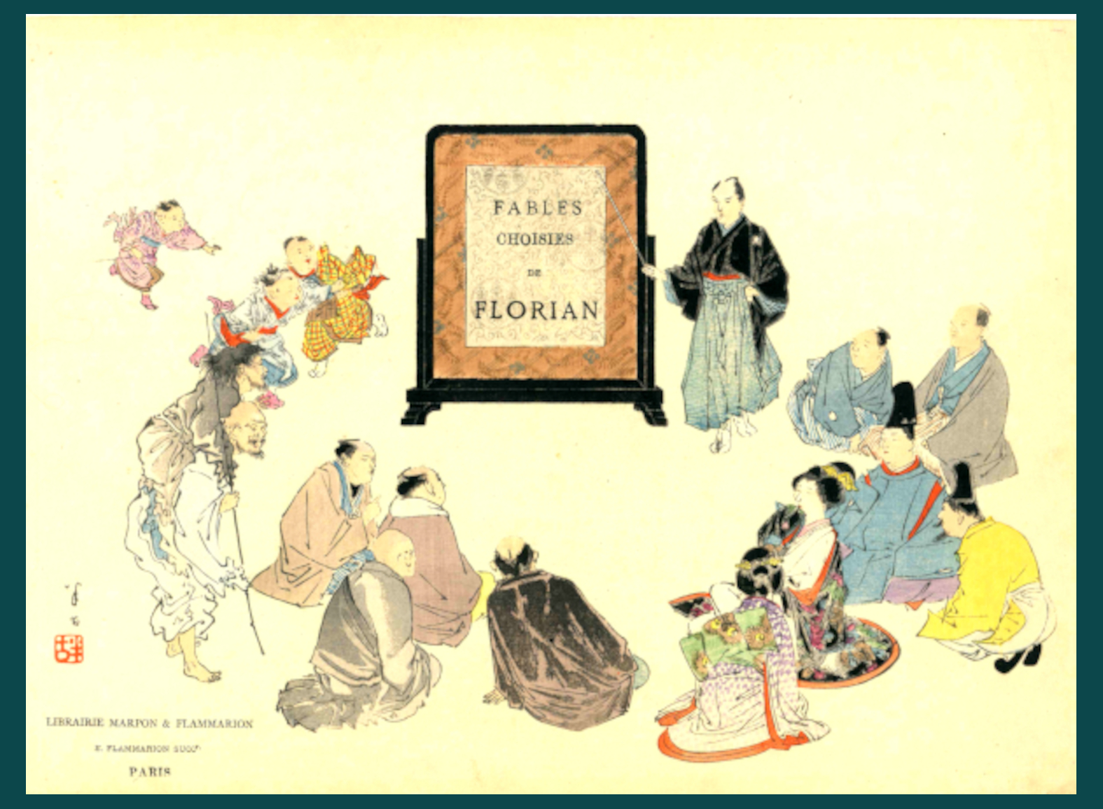 FRONTESPIZIO per FABLES CHOISIES DE FLORIAN