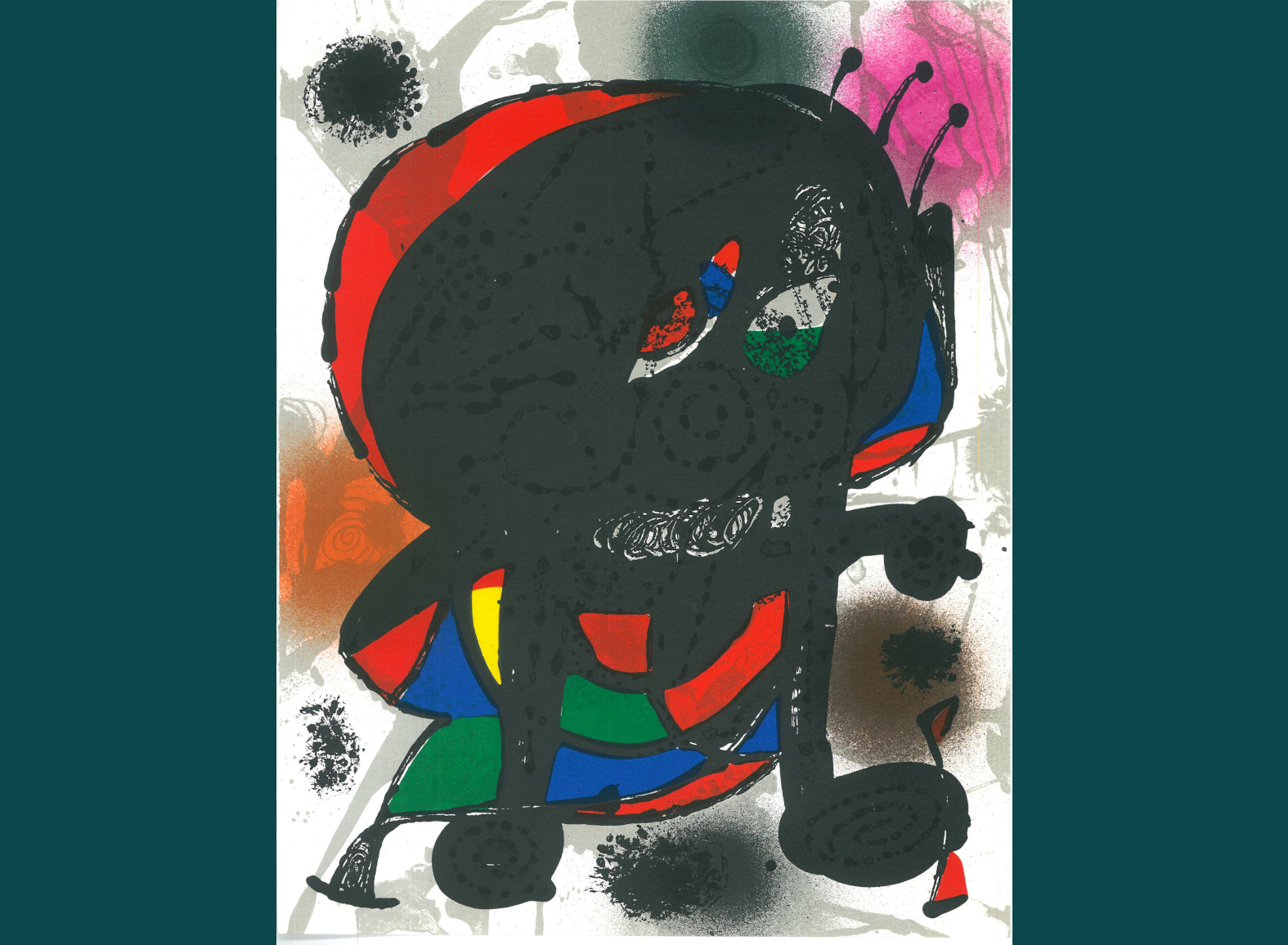 JOAN MIRO' LITHOGRAPHE III, TAVOLA III