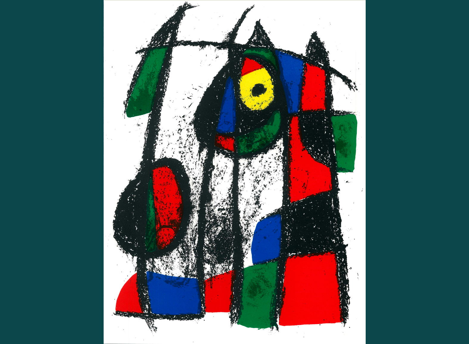 JOAN MIRO' LITHOGRAPHE II, TAVOLA VII