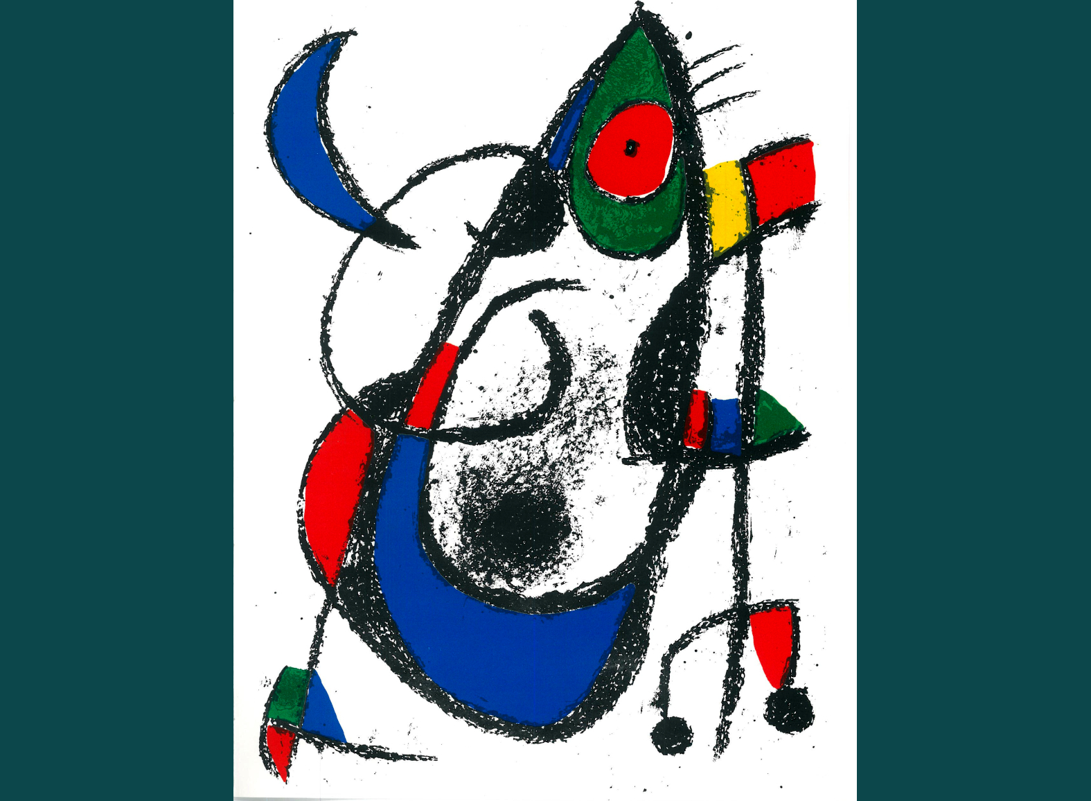 JOAN MIRO' LITHOGRAPHE II, TAVOLA XI