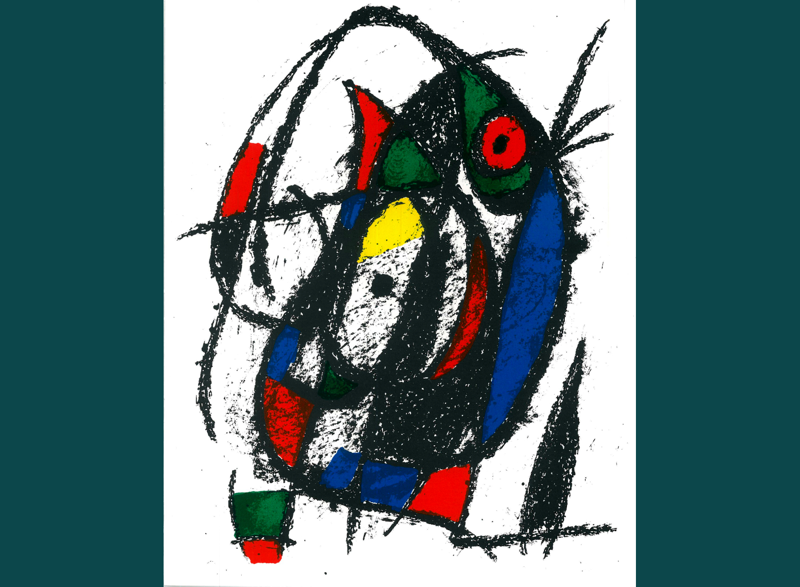 JOAN MIRO' LITHOGRAPHE II, TAVOLA IV