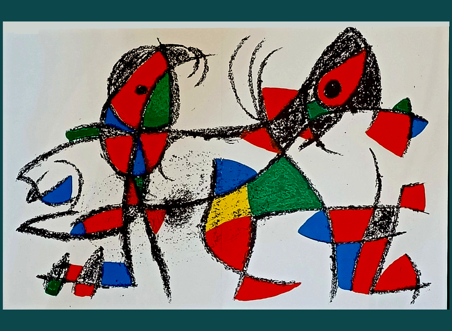 JOAN MIRO' LITHOGRAPHE II, TAVOLA X
