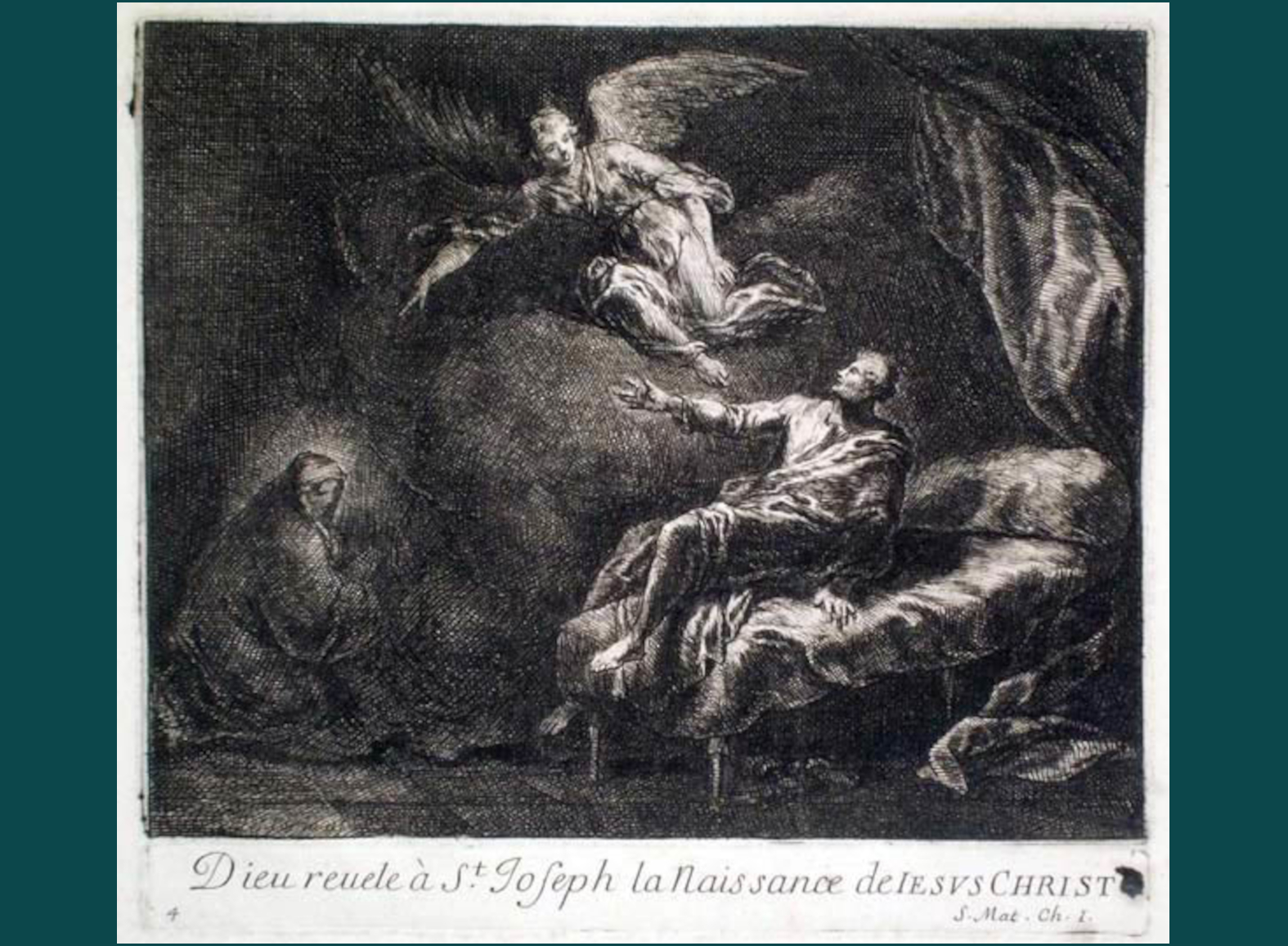 DIEU REVELE À St JOSEPH LA NAISSANCE DE JESUS